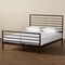 Baxton Studio Alva Modern and Contemporary Industrial Black Finished Metal Full Size Platform Bed 187-11630-Zoro - alternate 5